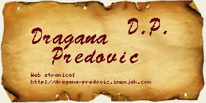 Dragana Predović vizit kartica